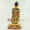 Fine Quality 19" Standing Buddha Copper Alloy Gold Gilded Hand Painted Statue