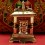 Finely HandCarved 5" Table Top Tibetan Buddhist Prayer Wheel - Handmade in Nepal.