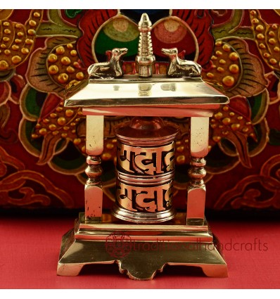 tibetan buddhist prayer wheel