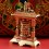 Finely HandCarved 5" Table Top Tibetan Buddhist Prayer Wheel - Handmade in Nepal.