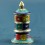 Fine Hand Carved 3.75" Table Top Prayer Wheel