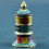 Fine Hand Carved 3.75" Table Top Prayer Wheel