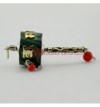 Fine Quality 45 mm Hand Held Prayer Wheel Pendant