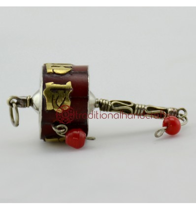 Fine Quality 45 mm Hand Held Prayer Wheel Pendant