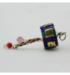 Fine Quality 45 mm Hand Held Prayer Wheel Pendant