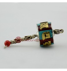 Fine Quality 45 mm Hand Held Prayer Wheel Pendant