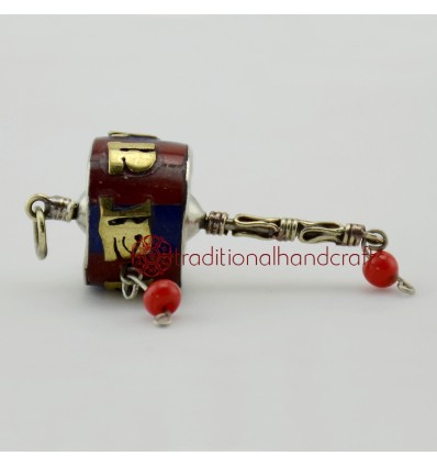 Fine Quality 45 mm Hand Held Prayer Wheel Pendant