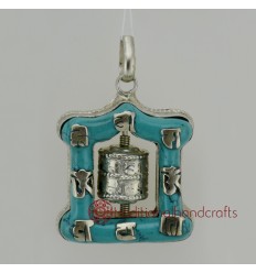 Fine Quality  47mm Wall Hanging Prayer Wheel Pendant