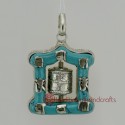 Fine Quality  47mm Wall Hanging Prayer Wheel Pendant