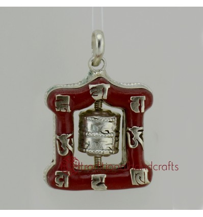 Fine Quality  45 mm Wall Hanging Prayer Wheel Pendant