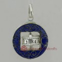 Fine Quality  42 mm Wall Hanging Prayer Wheel Pendant 