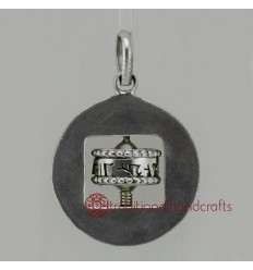 Fine Quality  42 mm Wall Hanging Prayer Wheel Pendant 