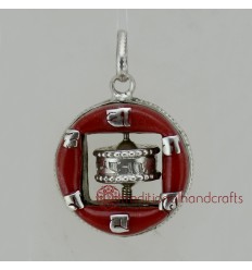 Fine Quality 42 mm Wall Hanging Prayer Wheel Pendant