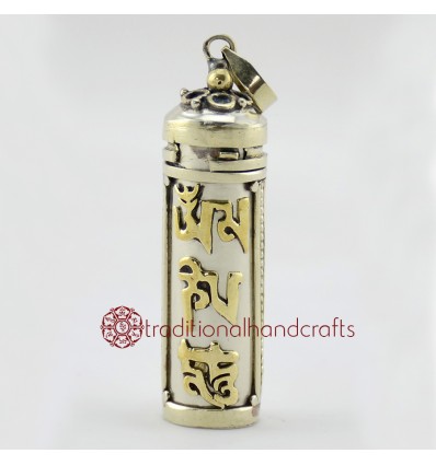 Fine Quality 42 mm Wall Hanging Prayer Wheel Pendant.