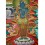 42.5"x29.5" Amitabha Buddha Thangka Painting