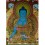 42.5"x30" Medicine Buddha Thangka Painting