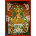 46"x33" Maitreya Buddha Thangka Painting