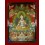 48.5"x36" White Tara Thangka Painting