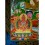 48.5"x36" White Tara Thangka Painting