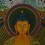 32.75" x 24"Shakyamuni Buddha Thangka Painting