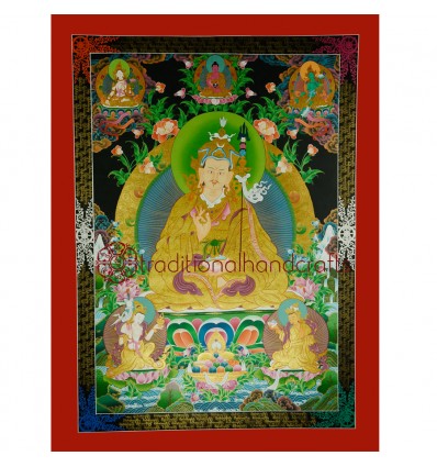 48.5”x 26.5”  Guru Padmasambhava Thangka