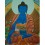 17.5"x13.5" Medicine Buddha Thangka  Painting