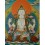 17.25"x13" Chenrezig Thangka Painting