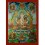 32.75"x23.5" Chenrezig Thangka Painting