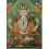 32.75"x23.5" Chenrezig Thangka Painting