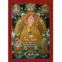 32.25"x23" Guru Padmasambhava Thangka Painting