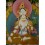 33" x 23.75"" White Tara Thangka Painting