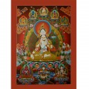 34”x24”  White Tara Thangka Painting