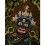 29.25"x23" Black Mahakala Thangka Painting