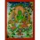 34.5”X 26” Green Tara Thangka Painting