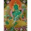 34.75”X 26.5” Green Tara Thangka Painting