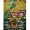 34.75”X 26.5” Green Tara Thangka Painting