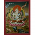 24.5” x18.5” Vajrasattva Thangka Painting