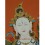 24.5"x18.75"White Tara Thangka Painting