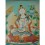 30"x22.75"  White Tara Thangka Painting