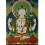 31"x22.25" Chenrezig Thangka Painting