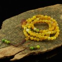 8 mm Nifrit 108 Beads Mala with Agate Partition Beads