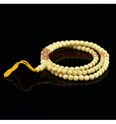 7 mm Bone 108 Beads Mala