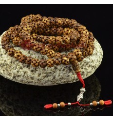 10 mm Bone Knot Carving 108 Beads Mala