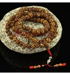 10 mm Bone Knot Carving 108 Beads Mala