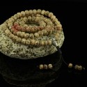 10 mm Om Mani Padme Hum Carved Bone 108 Beads Mala