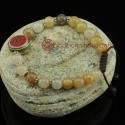 8 mm Eyegate 18 Prayer Beads Wrist Mala