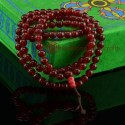 8 mm Red Onyx 108 Beads Tibetan Buddhist Meditation Prayer Japa Mala