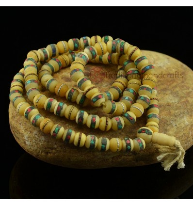 8 mm 108 Bone Prayer Beads Mala