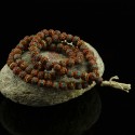 8 mm Rudraksha 108 Prayer Beads Tibetan Buddhist Meditation Prayer Japa Mala