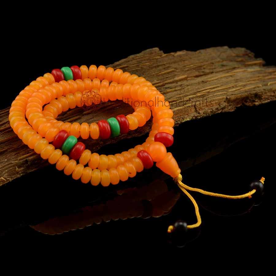 plastic mala beads